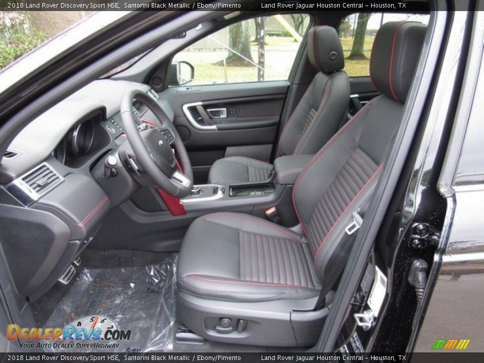 2018 Land Rover Discovery Sport HSE Santorini Black Metallic / Ebony/Pimento Photo #3