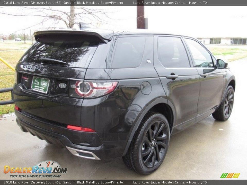 2018 Land Rover Discovery Sport HSE Santorini Black Metallic / Ebony/Pimento Photo #7
