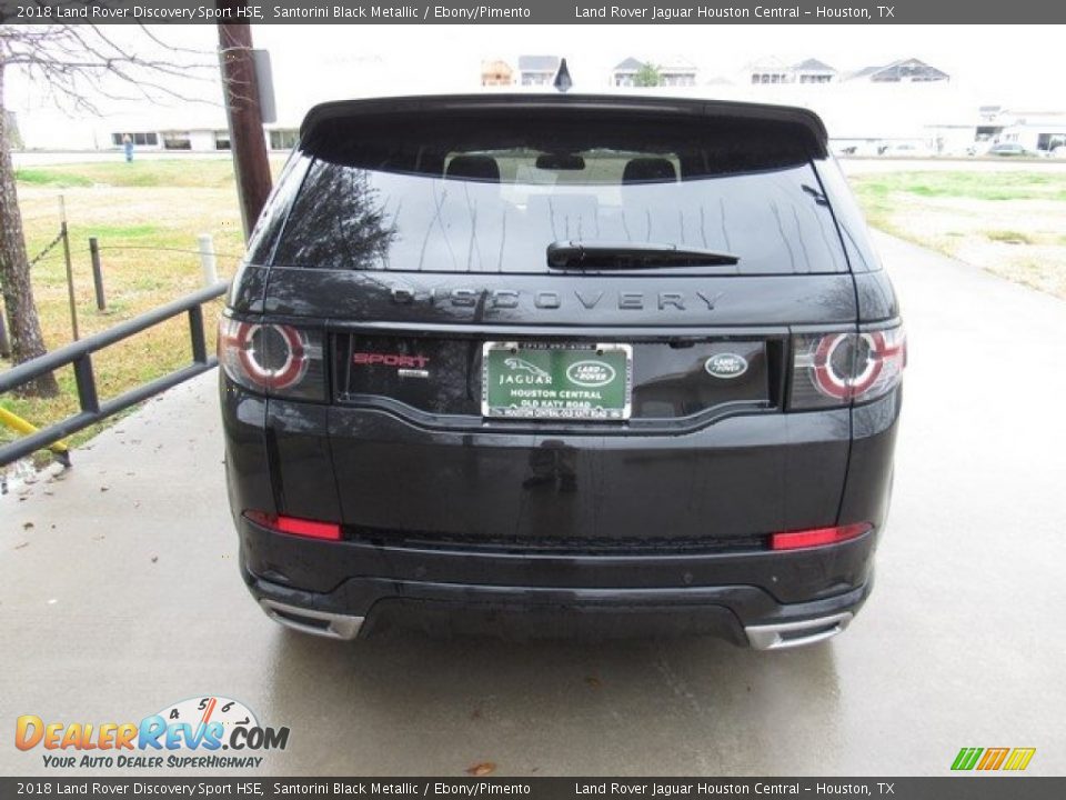 2018 Land Rover Discovery Sport HSE Santorini Black Metallic / Ebony/Pimento Photo #8