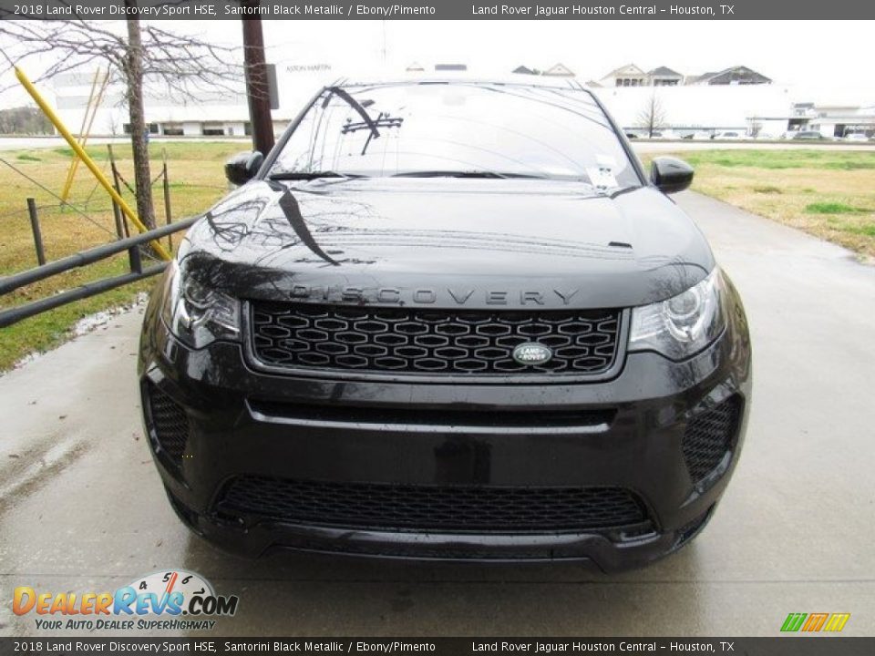 2018 Land Rover Discovery Sport HSE Santorini Black Metallic / Ebony/Pimento Photo #9