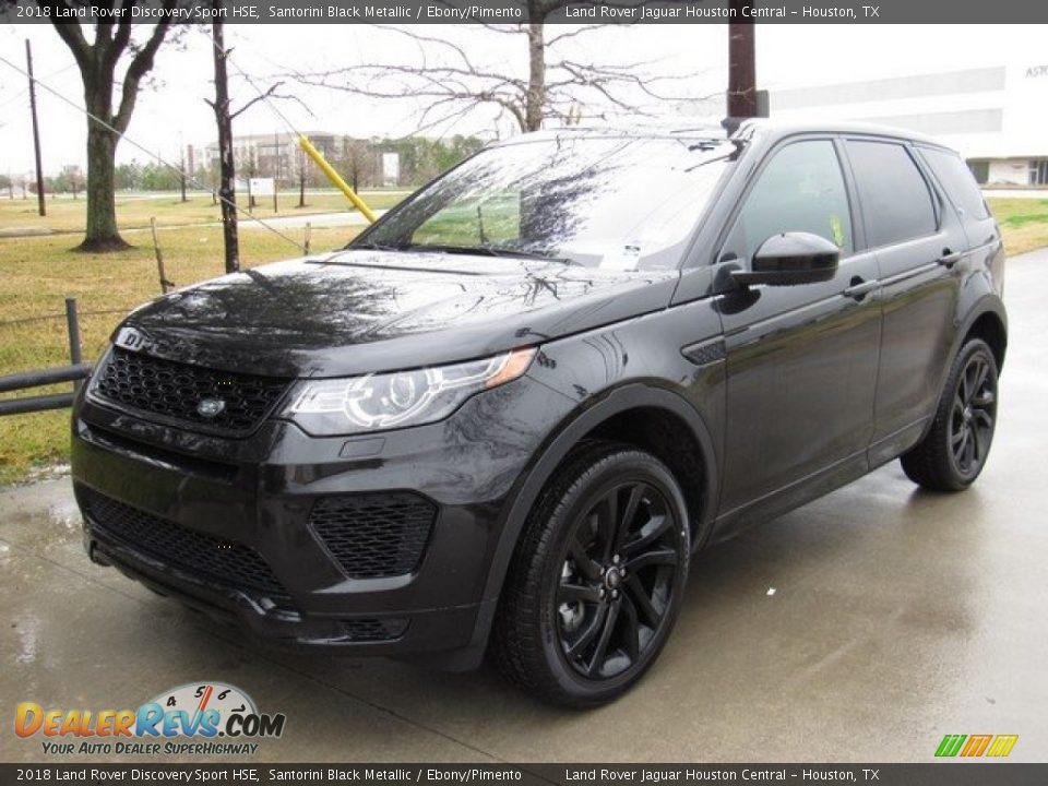 2018 Land Rover Discovery Sport HSE Santorini Black Metallic / Ebony/Pimento Photo #10