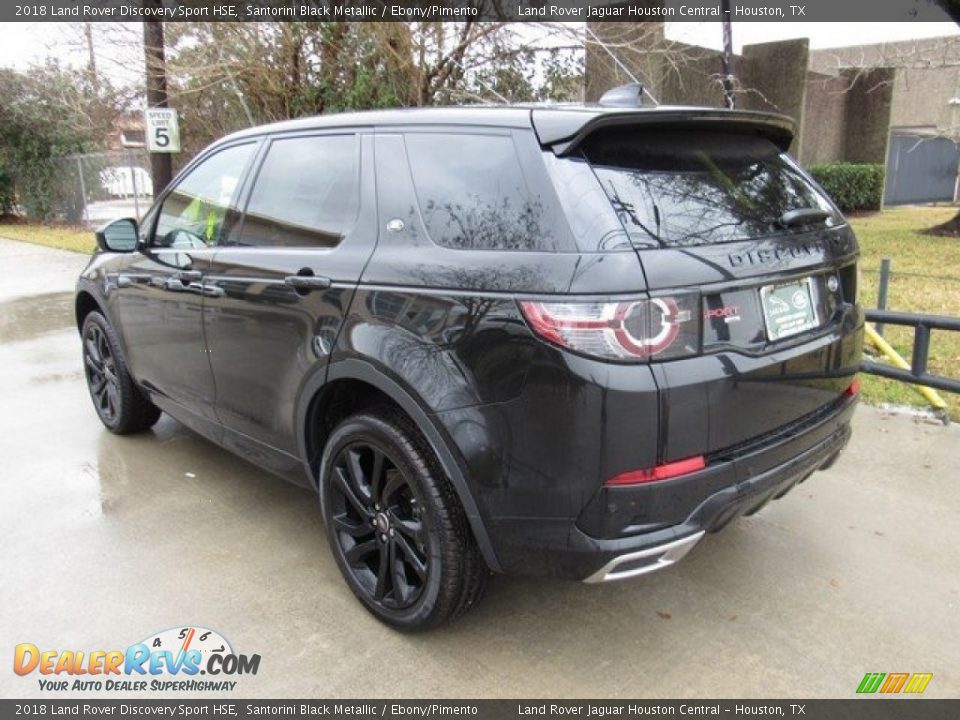 2018 Land Rover Discovery Sport HSE Santorini Black Metallic / Ebony/Pimento Photo #12