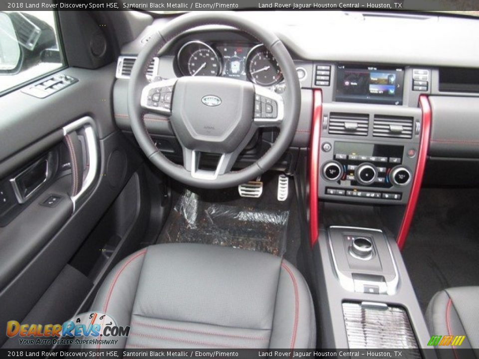 2018 Land Rover Discovery Sport HSE Santorini Black Metallic / Ebony/Pimento Photo #13