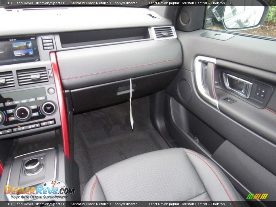 2018 Land Rover Discovery Sport HSE Santorini Black Metallic / Ebony/Pimento Photo #14