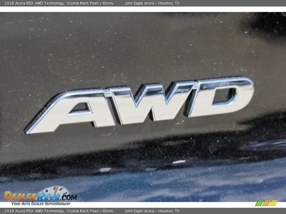 2018 Acura RDX AWD Technology Crystal Black Pearl / Ebony Photo #21