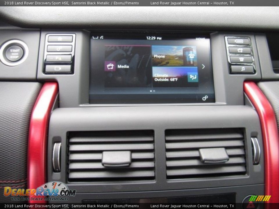 2018 Land Rover Discovery Sport HSE Santorini Black Metallic / Ebony/Pimento Photo #32