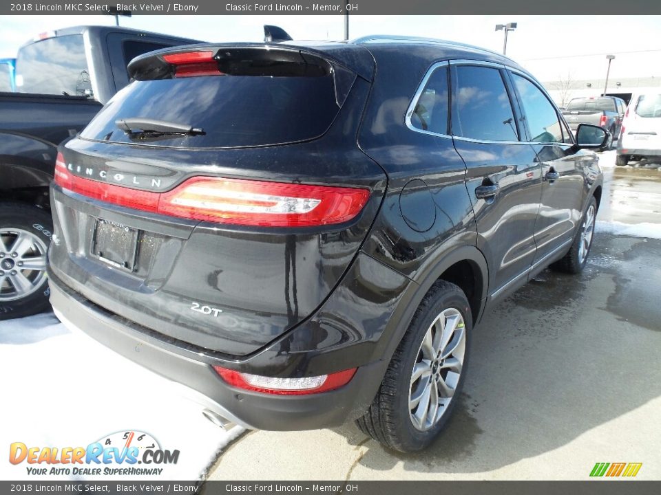 2018 Lincoln MKC Select Black Velvet / Ebony Photo #4