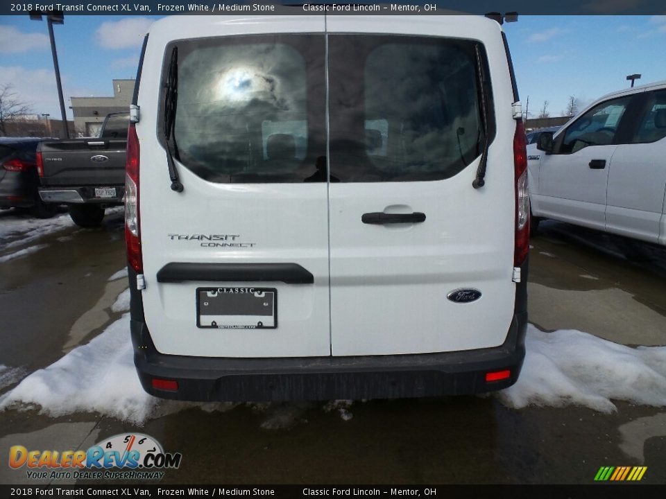 2018 Ford Transit Connect XL Van Frozen White / Medium Stone Photo #4