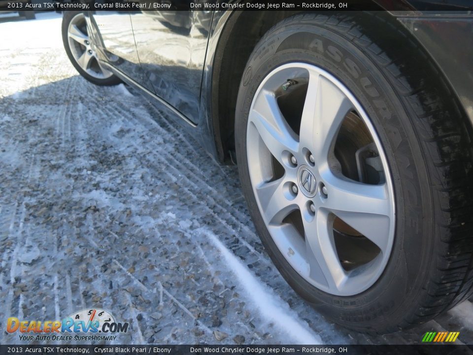 2013 Acura TSX Technology Crystal Black Pearl / Ebony Photo #22