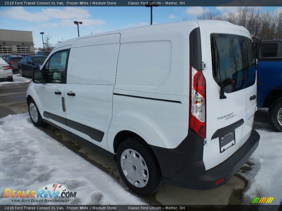 2018 Ford Transit Connect XL Van Frozen White / Medium Stone Photo #4