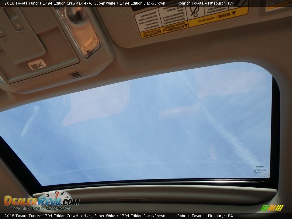 2018 Toyota Tundra 1794 Edition CrewMax 4x4 Super White / 1794 Edition Black/Brown Photo #11