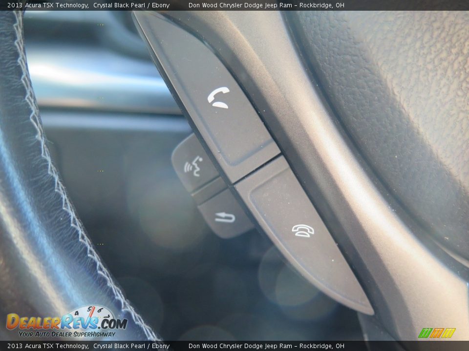 2013 Acura TSX Technology Crystal Black Pearl / Ebony Photo #32