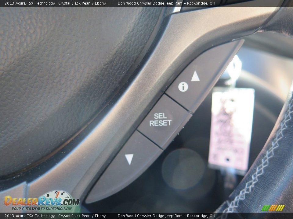 2013 Acura TSX Technology Crystal Black Pearl / Ebony Photo #34