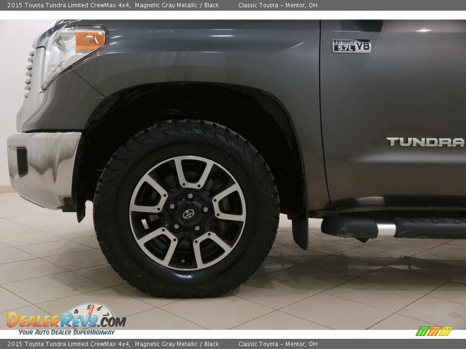 2015 Toyota Tundra Limited CrewMax 4x4 Magnetic Gray Metallic / Black Photo #20