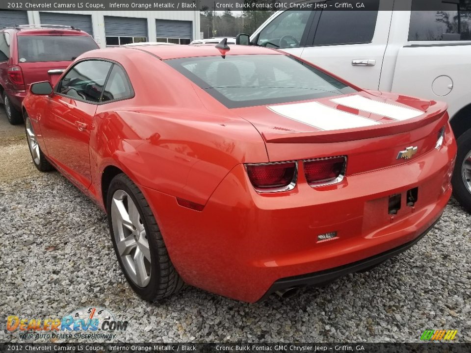 2012 Chevrolet Camaro LS Coupe Inferno Orange Metallic / Black Photo #2