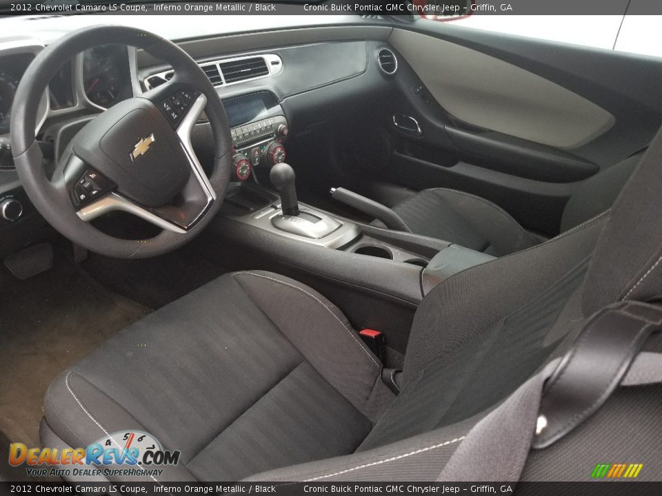 2012 Chevrolet Camaro LS Coupe Inferno Orange Metallic / Black Photo #3