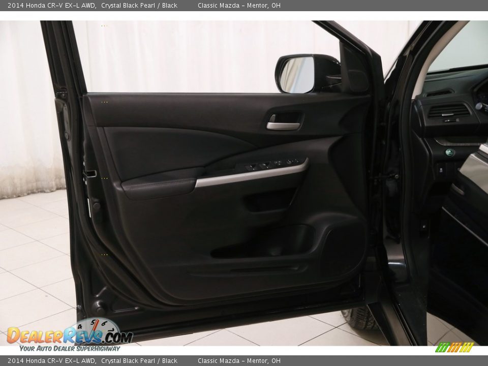 2014 Honda CR-V EX-L AWD Crystal Black Pearl / Black Photo #4