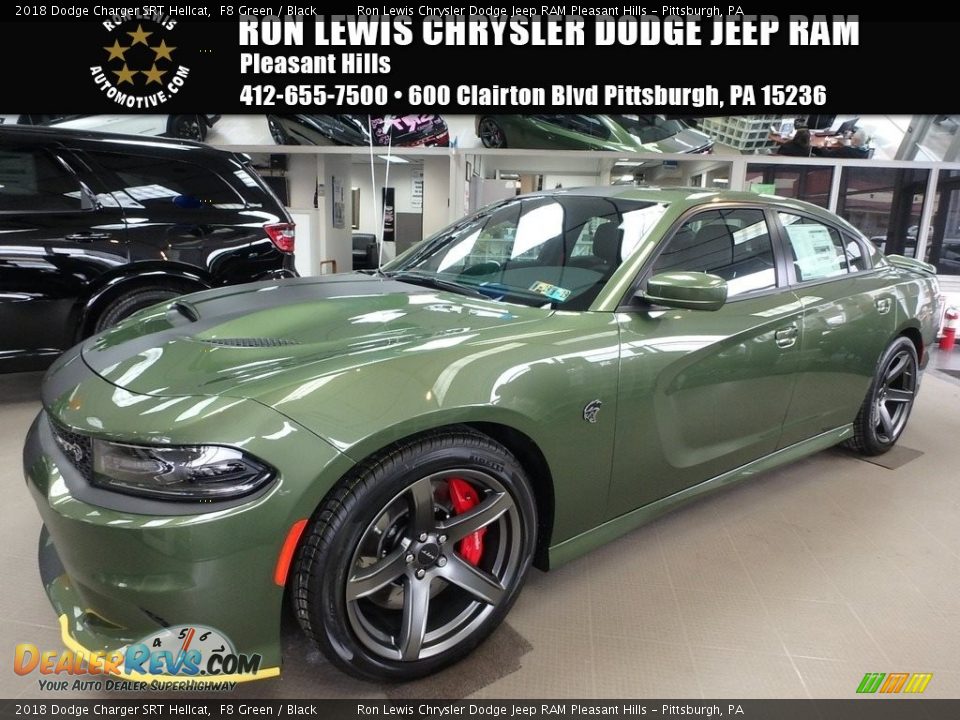 2018 Dodge Charger SRT Hellcat F8 Green / Black Photo #1