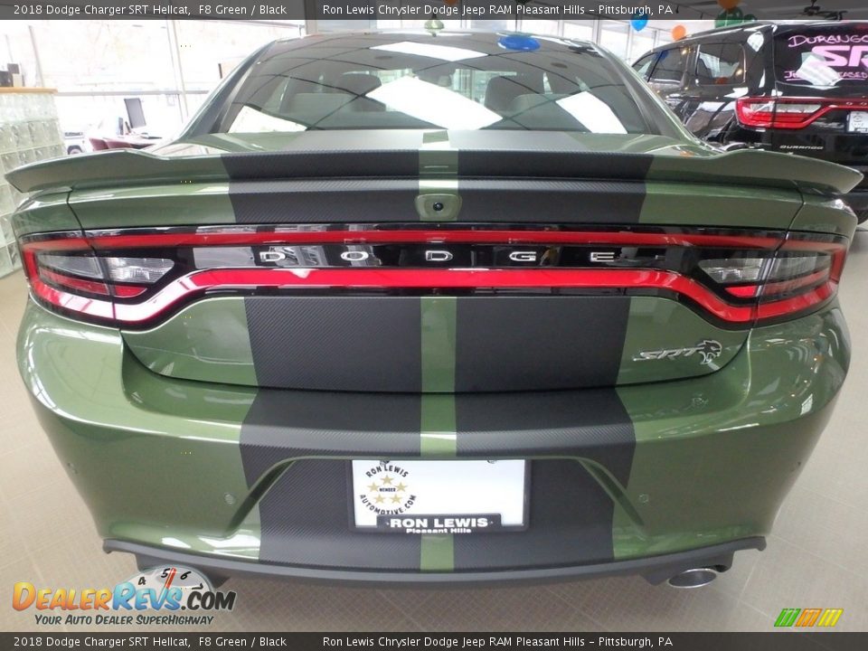 2018 Dodge Charger SRT Hellcat F8 Green / Black Photo #2