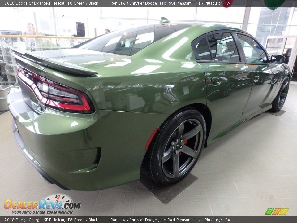 2018 Dodge Charger SRT Hellcat F8 Green / Black Photo #3