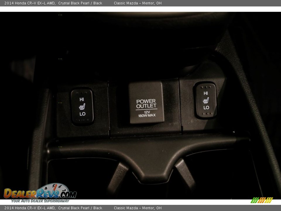 2014 Honda CR-V EX-L AWD Crystal Black Pearl / Black Photo #14