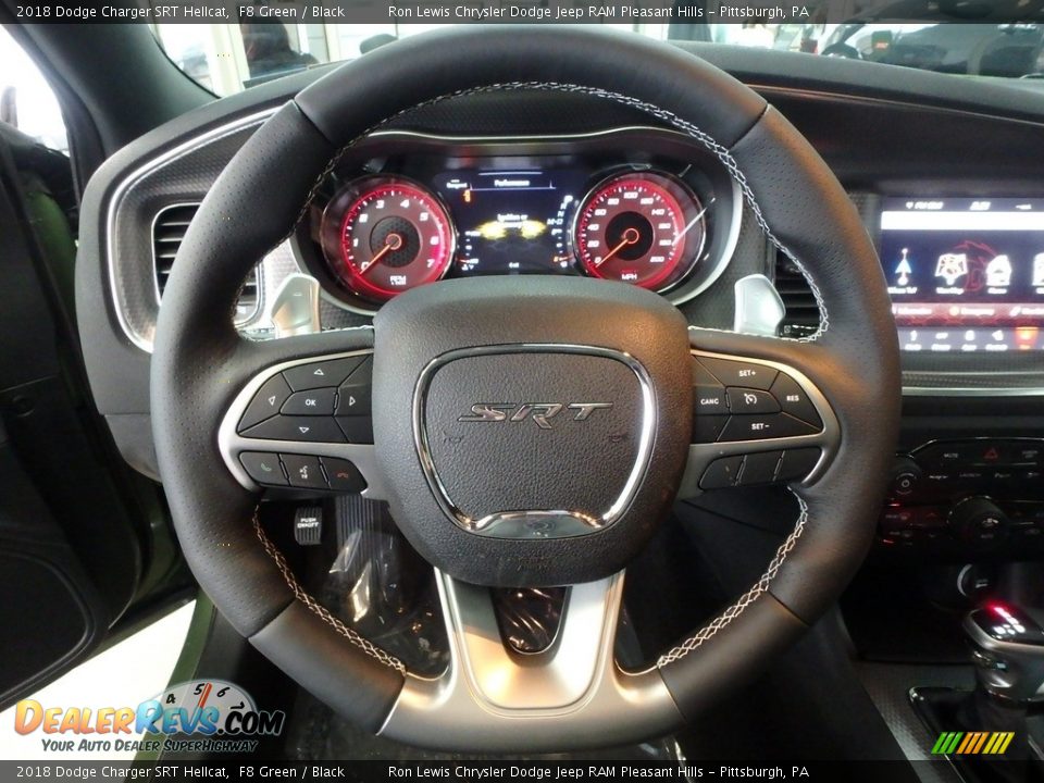 2018 Dodge Charger SRT Hellcat F8 Green / Black Photo #16