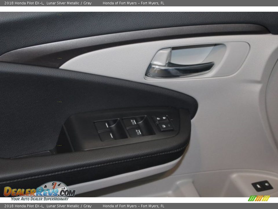 2018 Honda Pilot EX-L Lunar Silver Metallic / Gray Photo #13