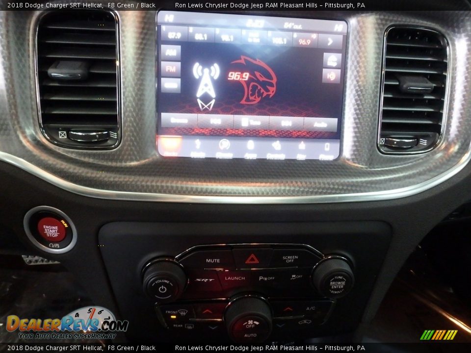 2018 Dodge Charger SRT Hellcat F8 Green / Black Photo #18