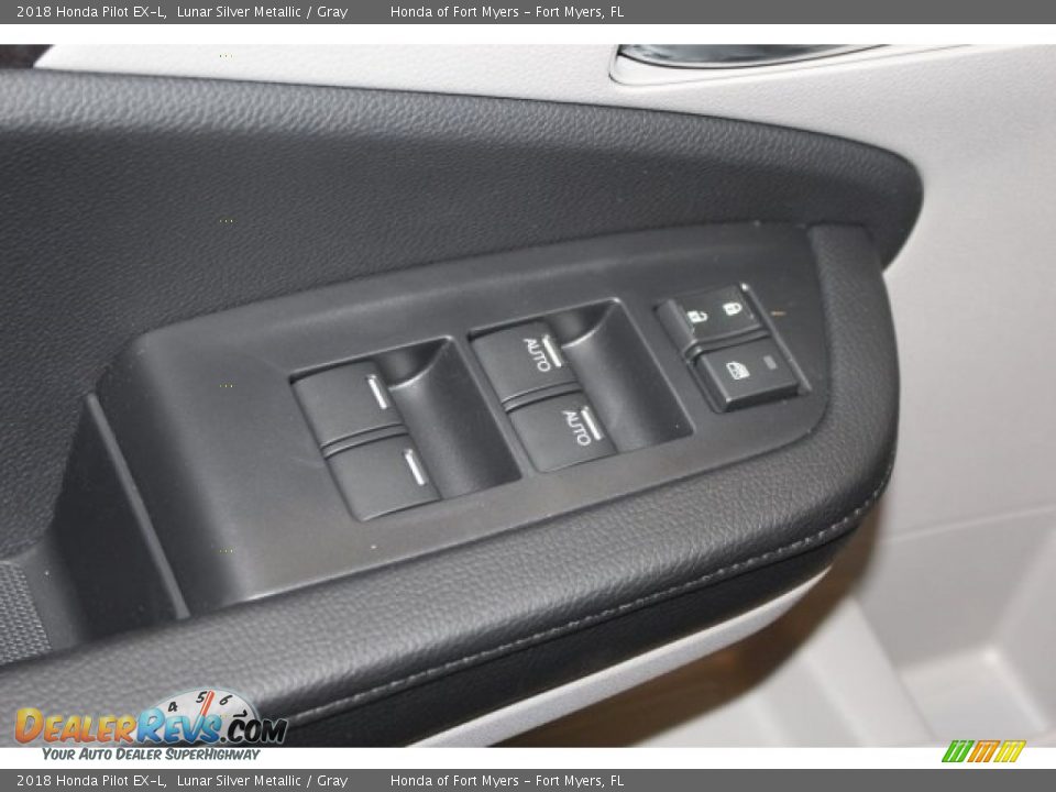 2018 Honda Pilot EX-L Lunar Silver Metallic / Gray Photo #14