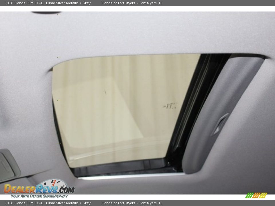 2018 Honda Pilot EX-L Lunar Silver Metallic / Gray Photo #18