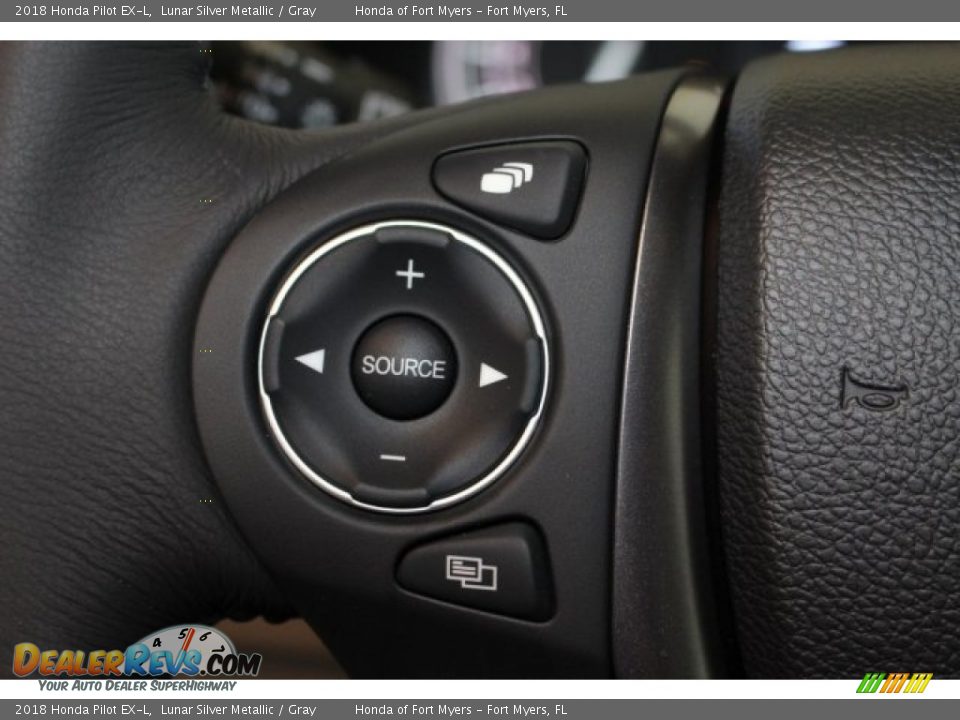 2018 Honda Pilot EX-L Lunar Silver Metallic / Gray Photo #20