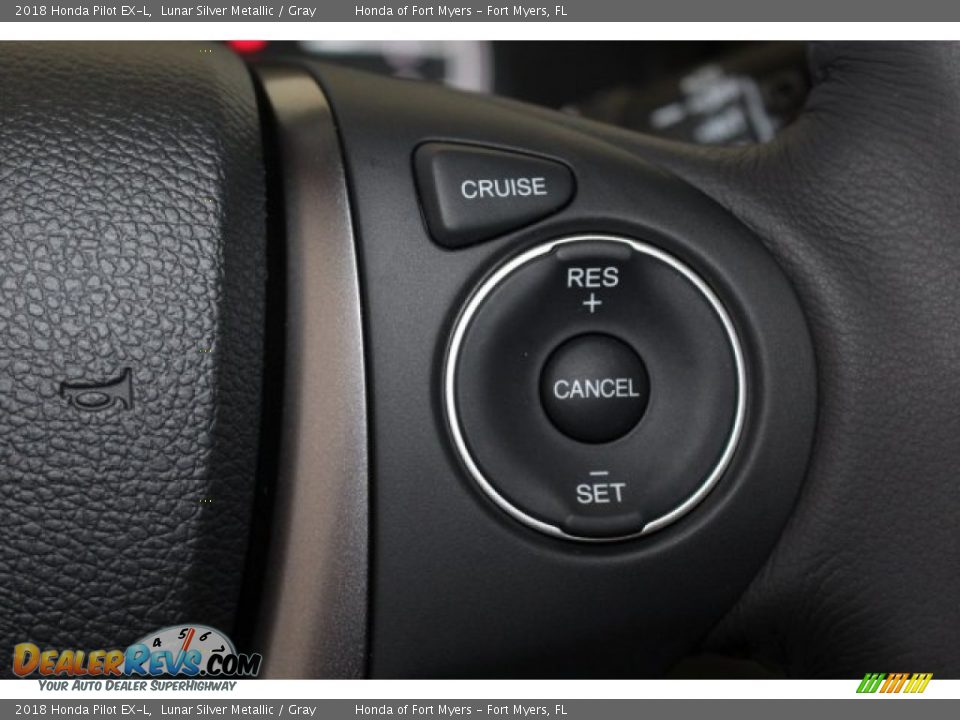 2018 Honda Pilot EX-L Lunar Silver Metallic / Gray Photo #21