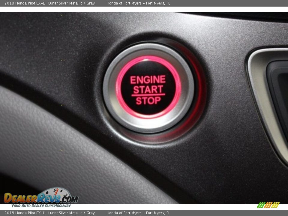 2018 Honda Pilot EX-L Lunar Silver Metallic / Gray Photo #27