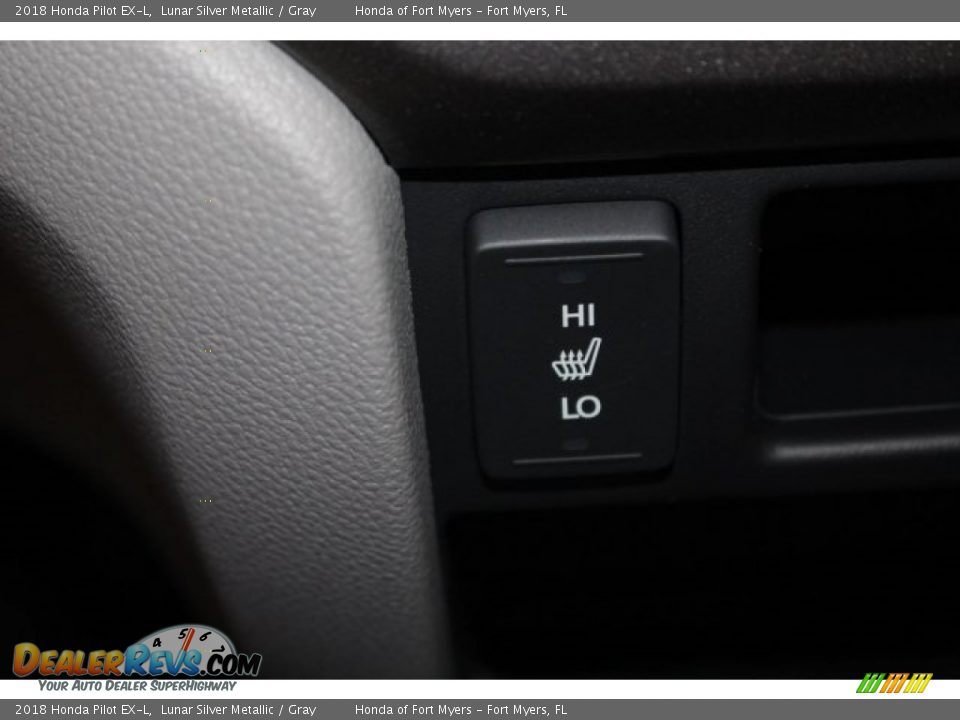2018 Honda Pilot EX-L Lunar Silver Metallic / Gray Photo #28