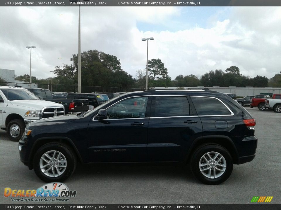 2018 Jeep Grand Cherokee Laredo True Blue Pearl / Black Photo #2