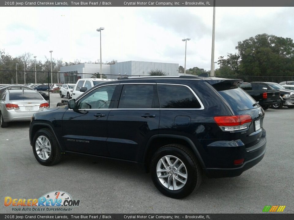 2018 Jeep Grand Cherokee Laredo True Blue Pearl / Black Photo #3