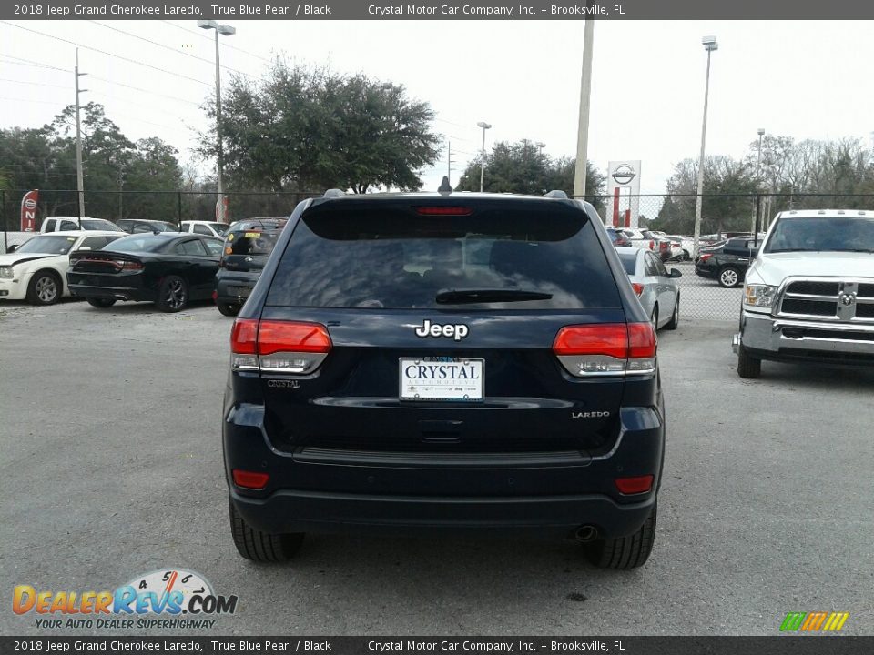 2018 Jeep Grand Cherokee Laredo True Blue Pearl / Black Photo #4