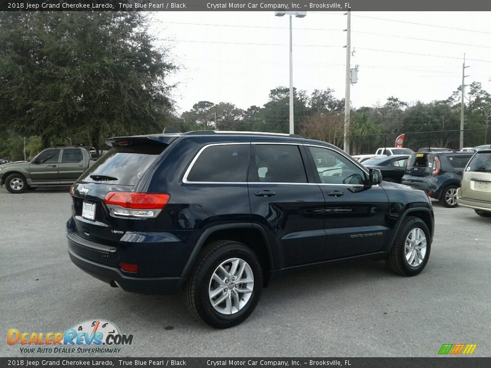 2018 Jeep Grand Cherokee Laredo True Blue Pearl / Black Photo #5