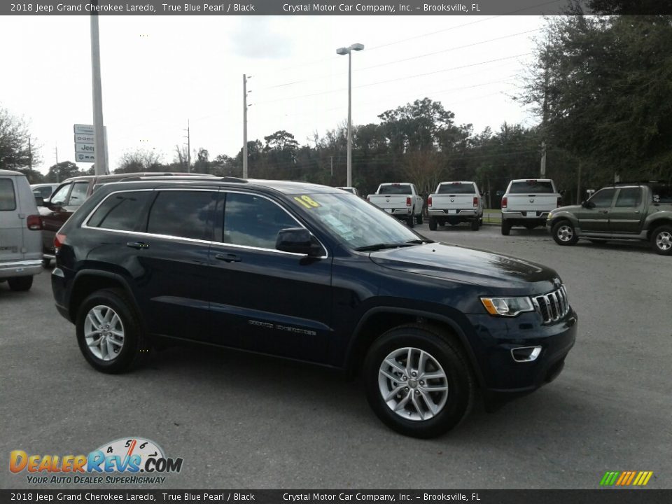 2018 Jeep Grand Cherokee Laredo True Blue Pearl / Black Photo #7