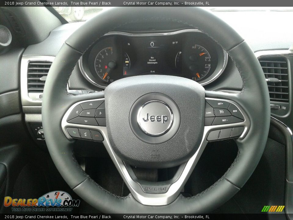 2018 Jeep Grand Cherokee Laredo True Blue Pearl / Black Photo #14