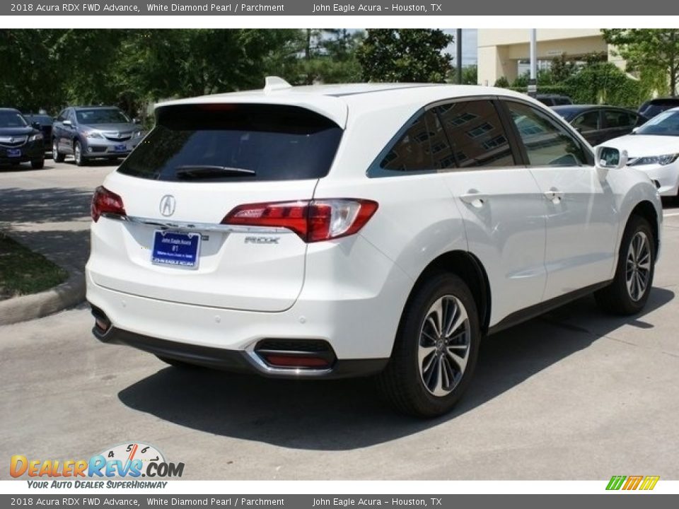 2018 Acura RDX FWD Advance White Diamond Pearl / Parchment Photo #7