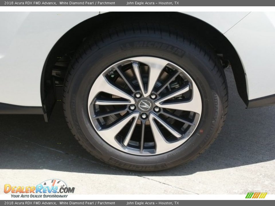 2018 Acura RDX FWD Advance White Diamond Pearl / Parchment Photo #12