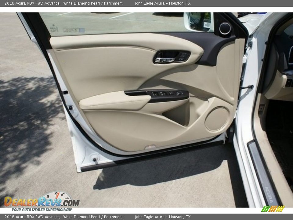 2018 Acura RDX FWD Advance White Diamond Pearl / Parchment Photo #14