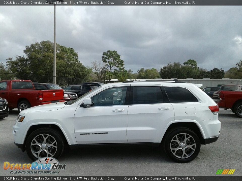 2018 Jeep Grand Cherokee Sterling Edition Bright White / Black/Light Gray Photo #2