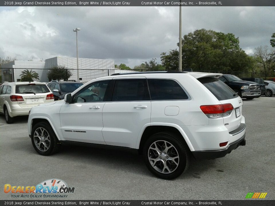 2018 Jeep Grand Cherokee Sterling Edition Bright White / Black/Light Gray Photo #3