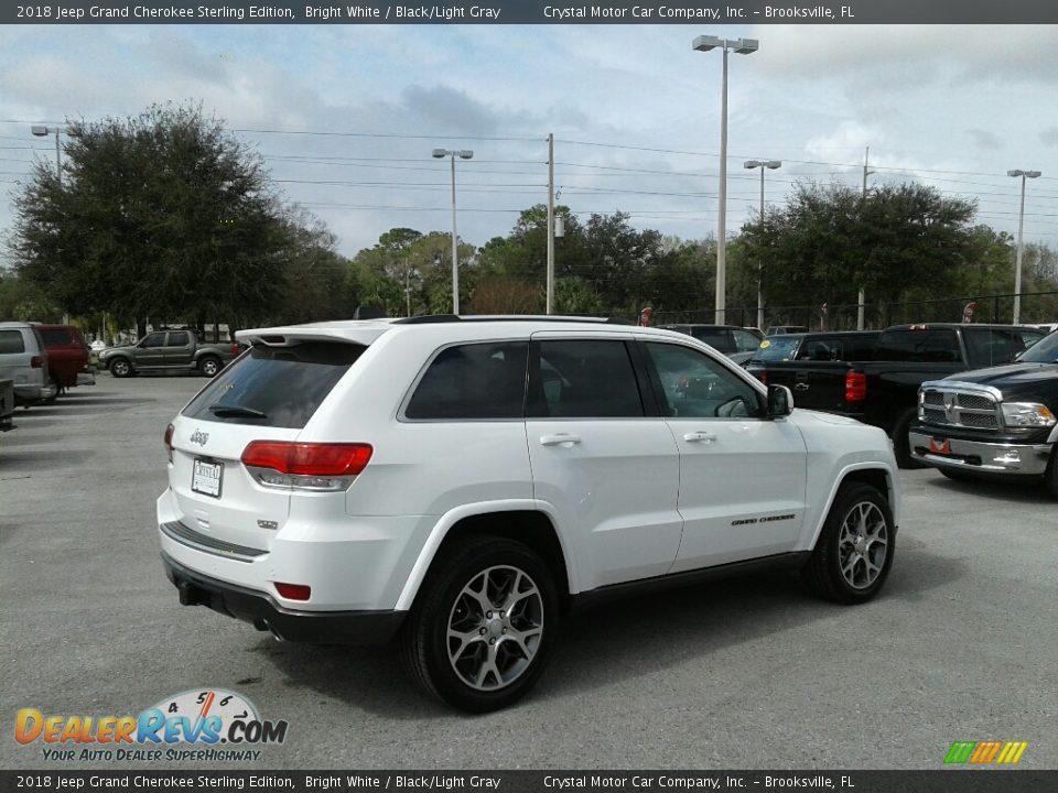 2018 Jeep Grand Cherokee Sterling Edition Bright White / Black/Light Gray Photo #5