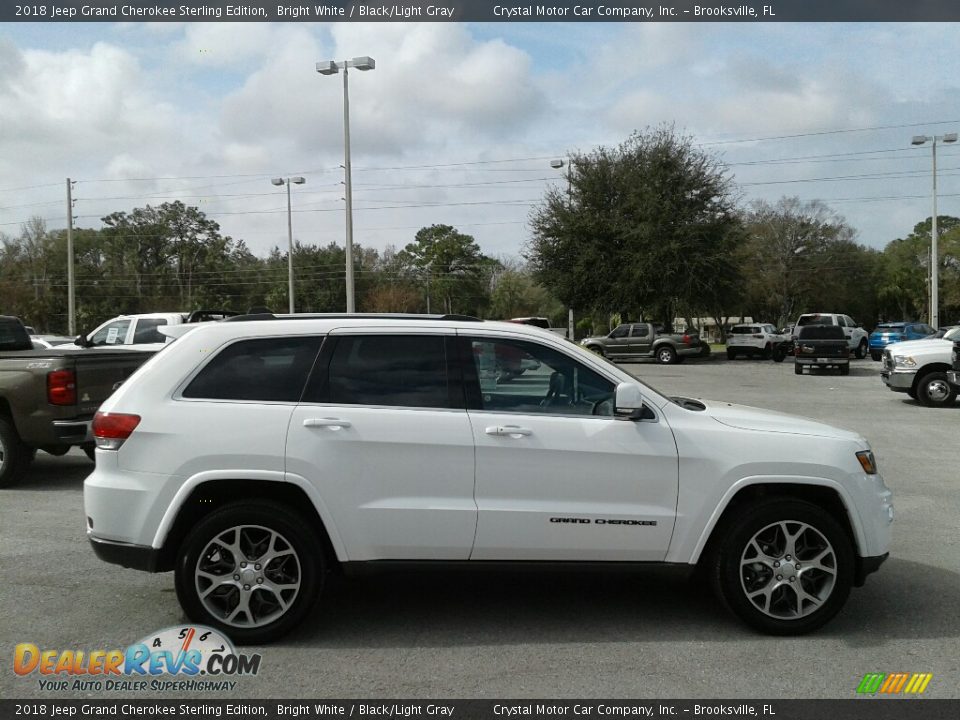 2018 Jeep Grand Cherokee Sterling Edition Bright White / Black/Light Gray Photo #6