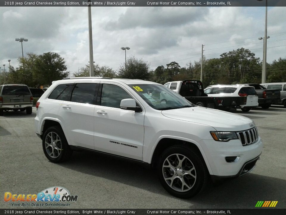 2018 Jeep Grand Cherokee Sterling Edition Bright White / Black/Light Gray Photo #7