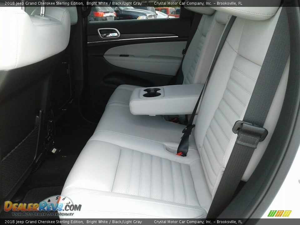 2018 Jeep Grand Cherokee Sterling Edition Bright White / Black/Light Gray Photo #10