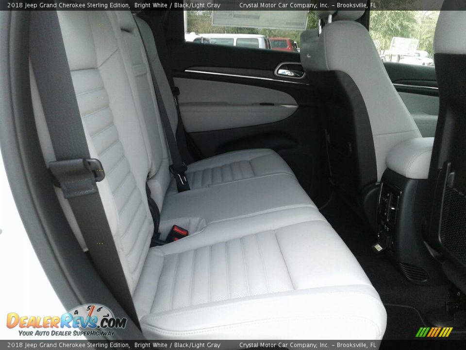 2018 Jeep Grand Cherokee Sterling Edition Bright White / Black/Light Gray Photo #11